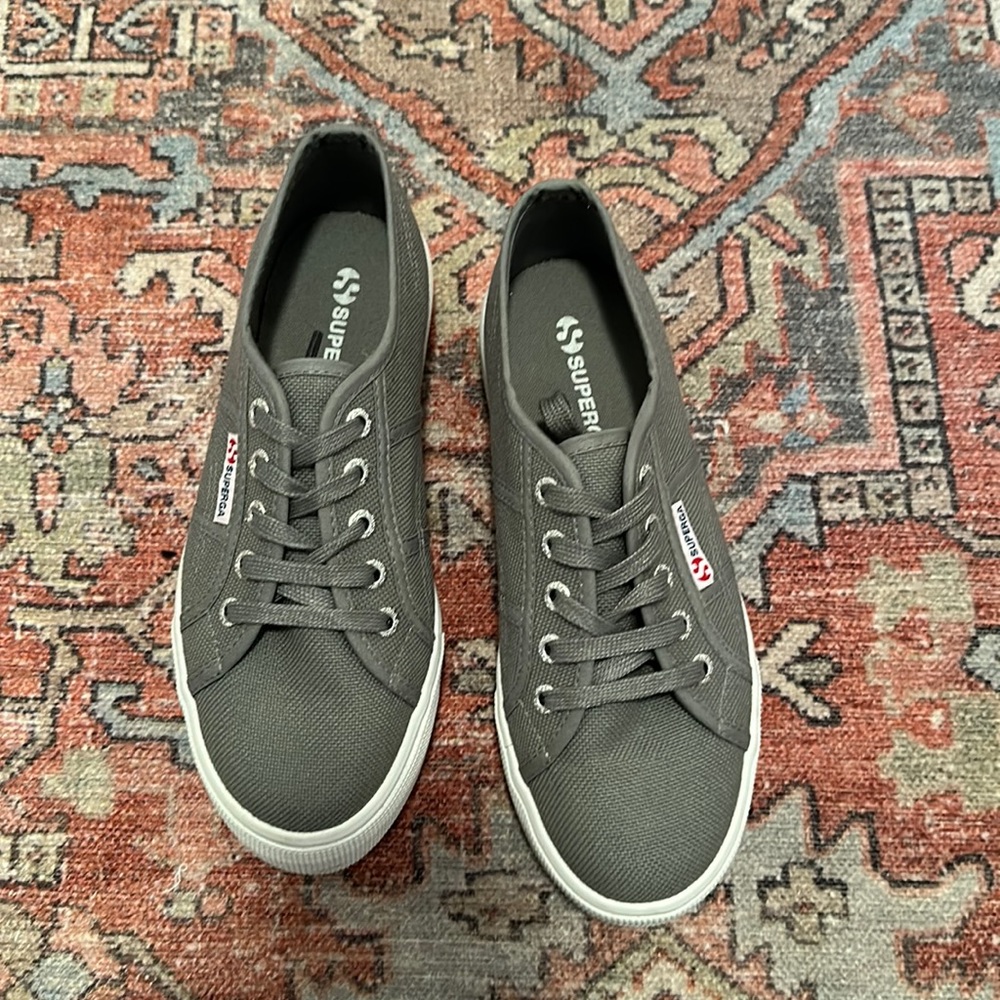 Superga Sneakers - Gray, Size 37 (6.5)